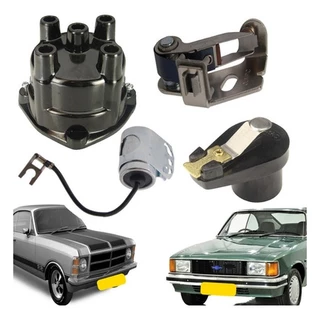 Kit Tampa Rotor Platinado Condensador Distribuidor Opala 4 C