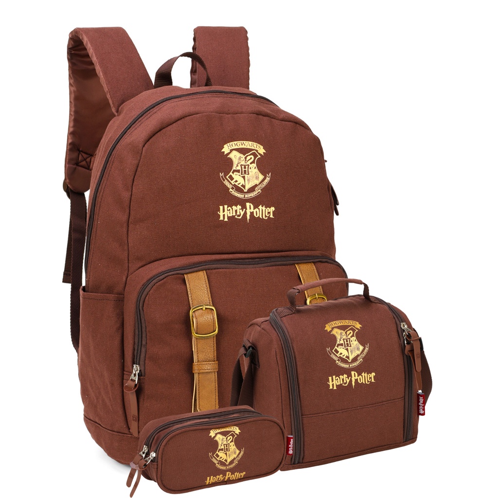 Kit Escolar Harry Potter Mochila Costas Lancheira Estojo MR | Shopee Brasil