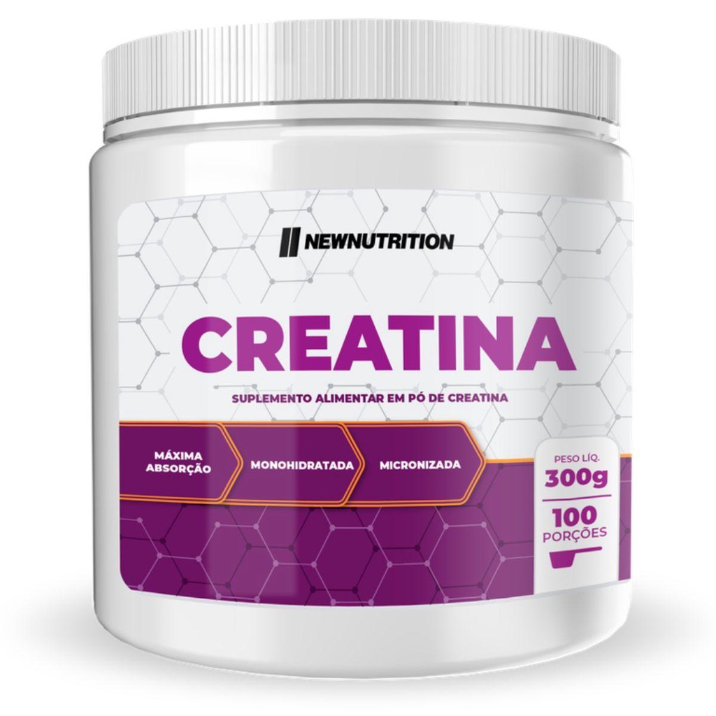 Creatina Monohidratada 300g New Nutrition Shopee Brasil