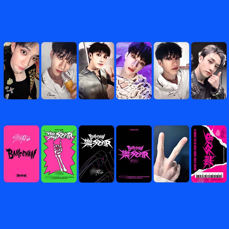 K-POP タレントカード 9枚セット Bang Chan Stray Kids ATE 9th Mini Album Accordion Bang Chan Version CD