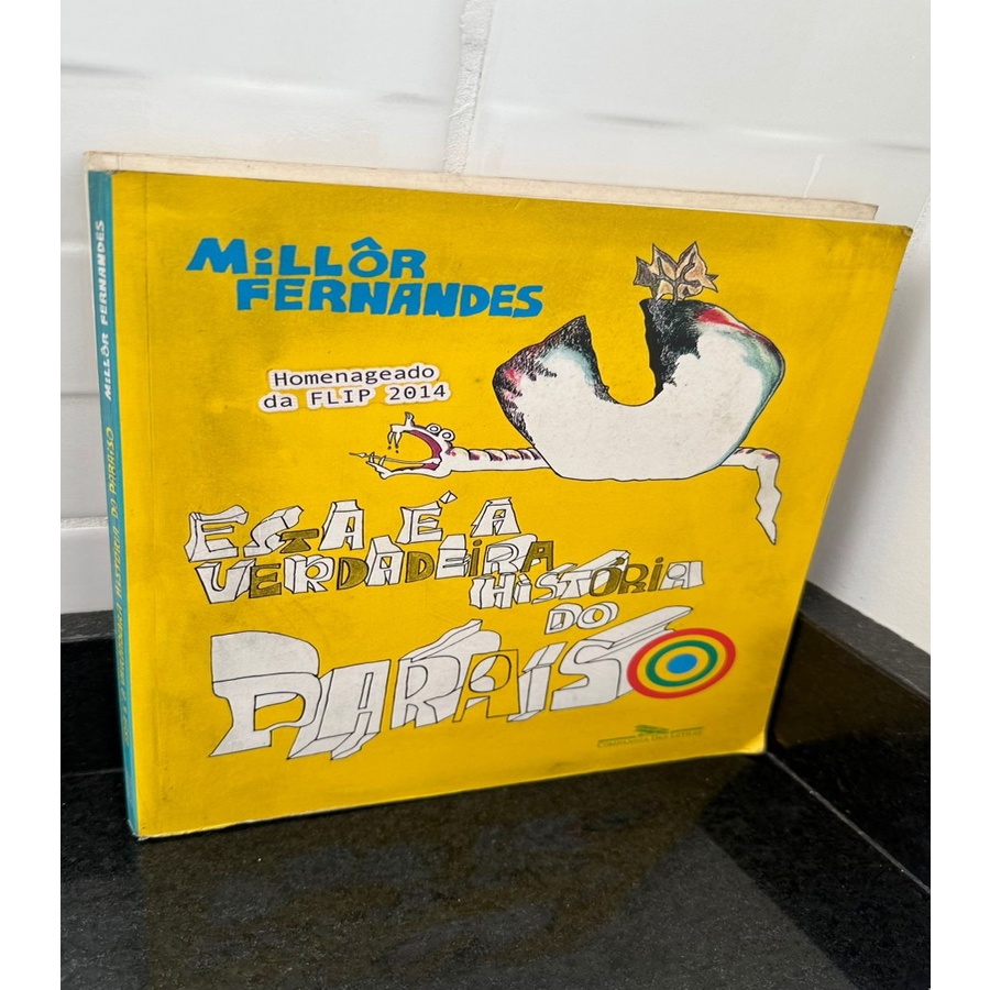 Kit com 2 livros usados quadrinhos - humor brasileiros autor Luis Fernando Verissimo - Millor Fernandes