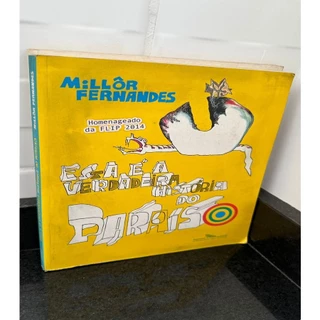 Kit com 2 livros usados quadrinhos - humor brasileiros autor Luis Fernando Verissimo - Millor Fernandes