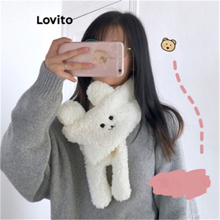 Lovito Lenços Fofos Com Padrão De Desenho Animado Para Mulheres LFA10708