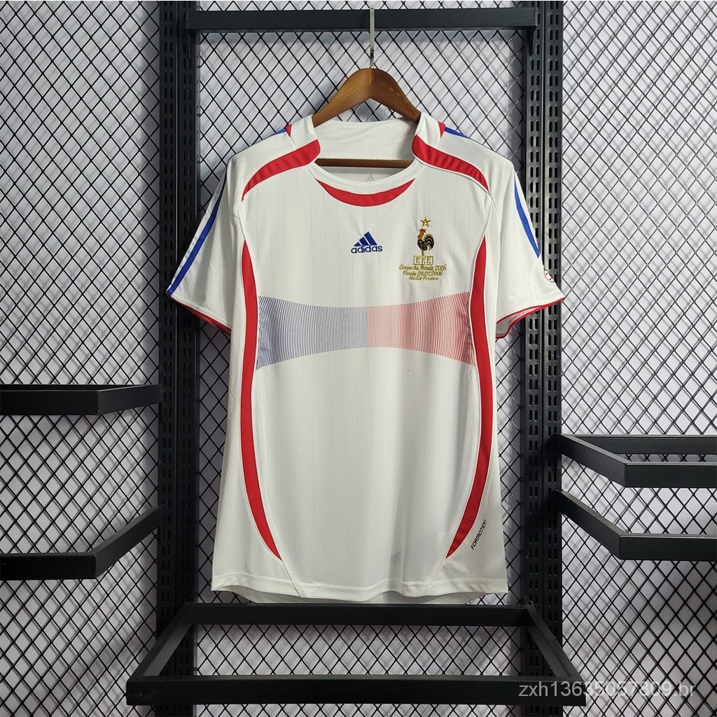 2006 Retro França Zinedine Clássico Futebol Copa do Mundo Camisa