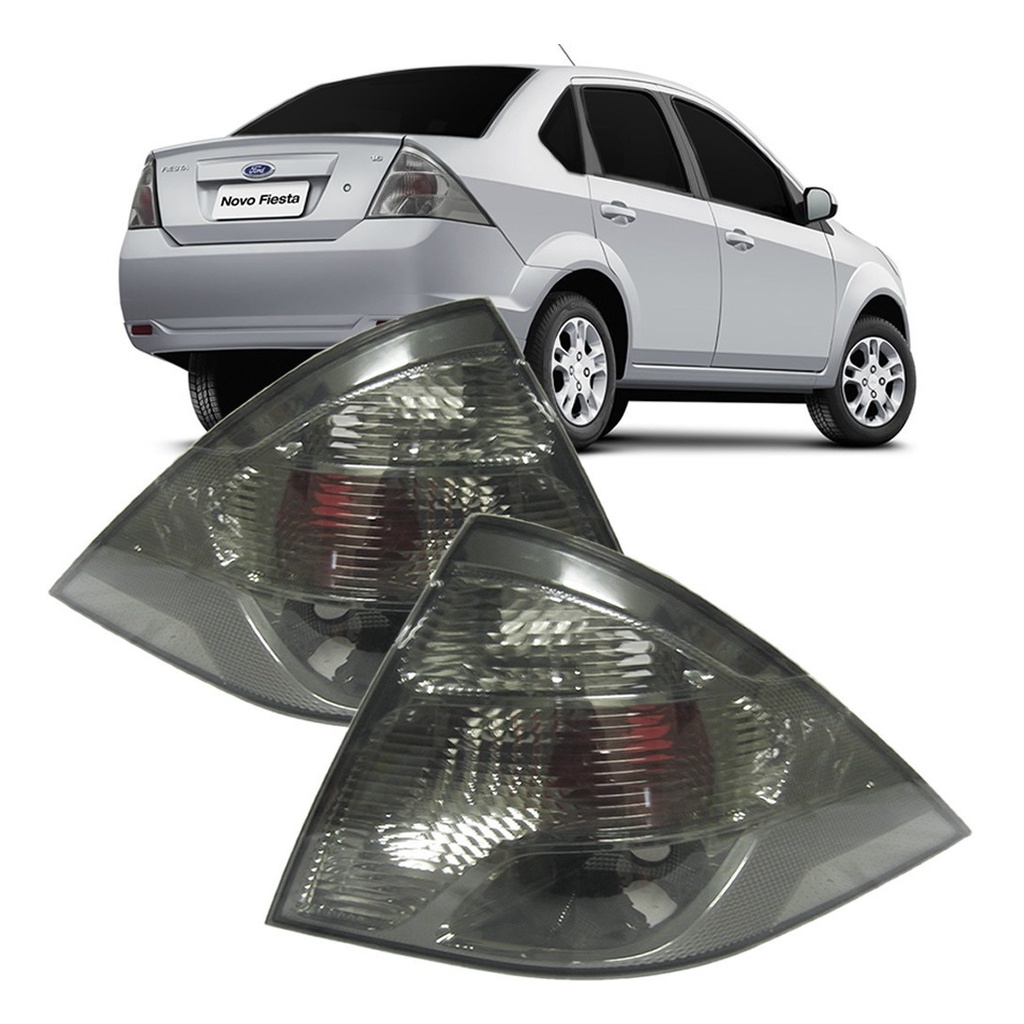 Lanterna Sinaleira Farol Traseiro Fiesta Sedan Fumê 2010 A 2013