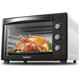 Forno Elétrico 48 Litros Preto e Branco 127v Best