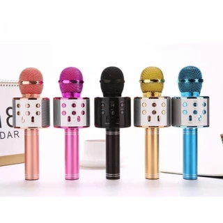 Microfone Karaokê Bluetooth Efeito De Voz Recarregável 
