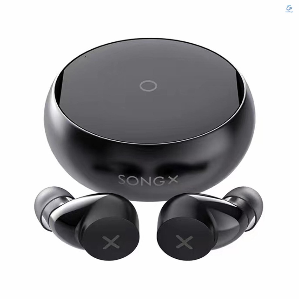 SONGX SX06 True Wireless Headphones BT5.0 Fone De Ouvido De Música Com Microfone Esportivo À Prova D'água Caixa De Carregamento De Fones Sem Fio Controle De Toque Da Função