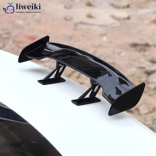 LIWEIKI Universal Carro Mini Asa De Fibra De Carbono Modelo Auto Spoiler Decoração Acessórios Para Carros F8P1
