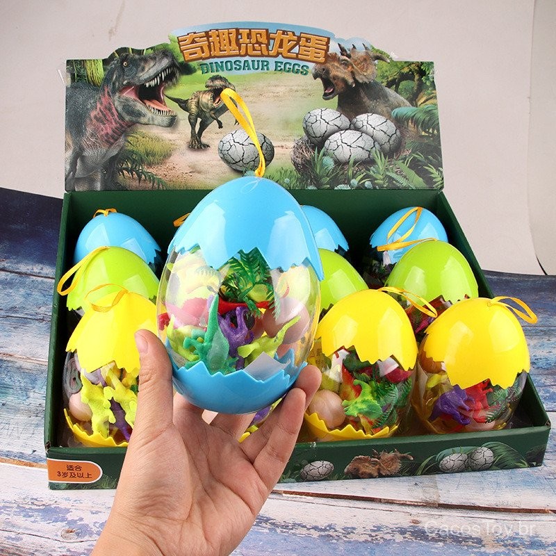 Simulação de Brinquedo Modelo de Dinossauro Infantil, Ovo de Dinossauro ...