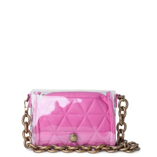 Bolsa Shoulder Bag Atlanta Vinil Sugar Pink