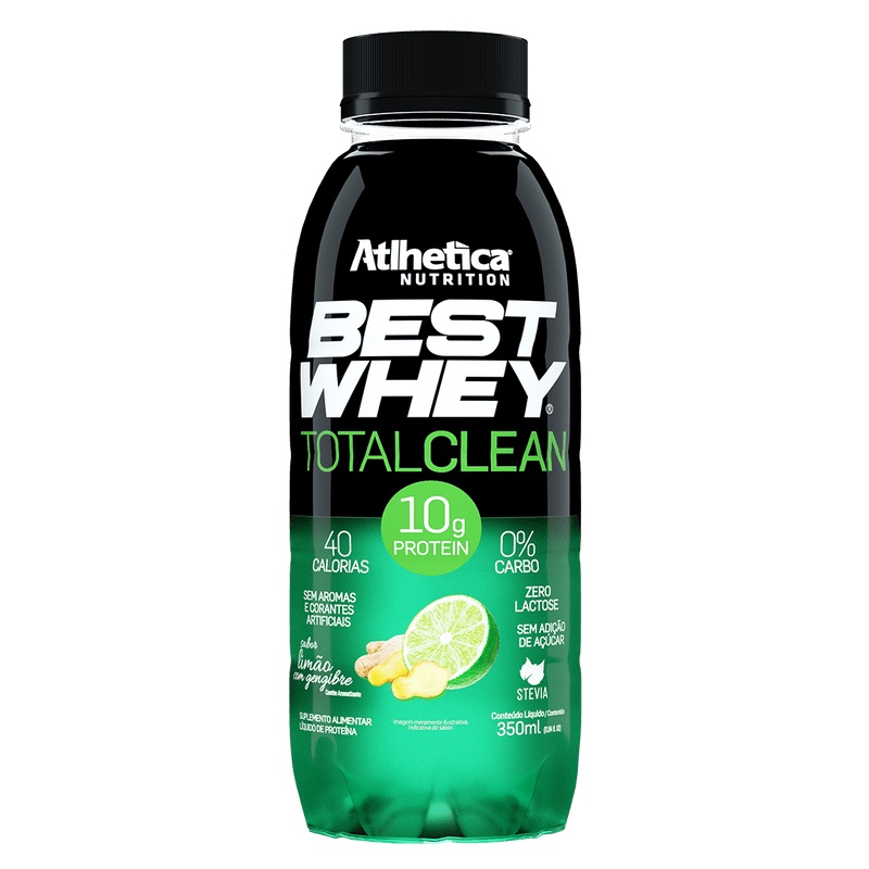 Best Whey Total Clean Limão c/ Gengibre 350ml – Atlhetica
