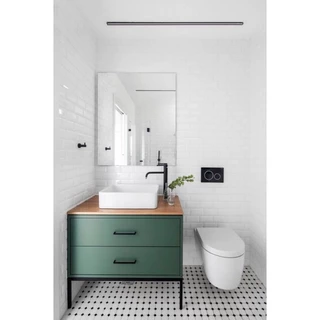 Espelho Retangular Grande Quadrado Para Banheiro, lavabo, e Sala 40X30 CM