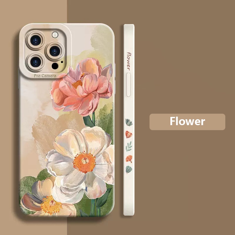 Arte Aquarela Tulipa Flores Estojo Para Telefone Xiaomi Poco F5 X5 X4 Pro 5G X3 F3 13 12 11 Lite 12T 12X 11T 10T Capa De Silicone Macia À Prova De Choque