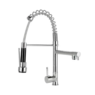 Torneira Para Cozinha Gourmet Misturador Monocomando Munim Pingoo - Prata