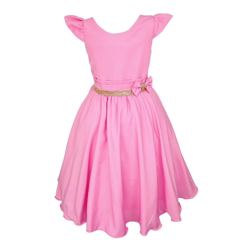 Vestido infantil best sale simples para festa