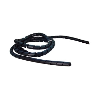 Organizador de fios e cabos 12,5mm 1,5m DN1576 preto Daneva