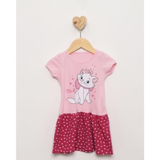 Vestido Bebê Menina Estampa Da Disney Marrie Rosa