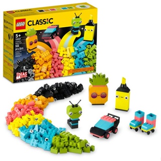 LEGO classic diversão néon criativa (333 peças)