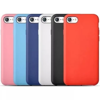 Case Capinha Veludo Compatível IPhone 6/6S Lisa Várias Cores