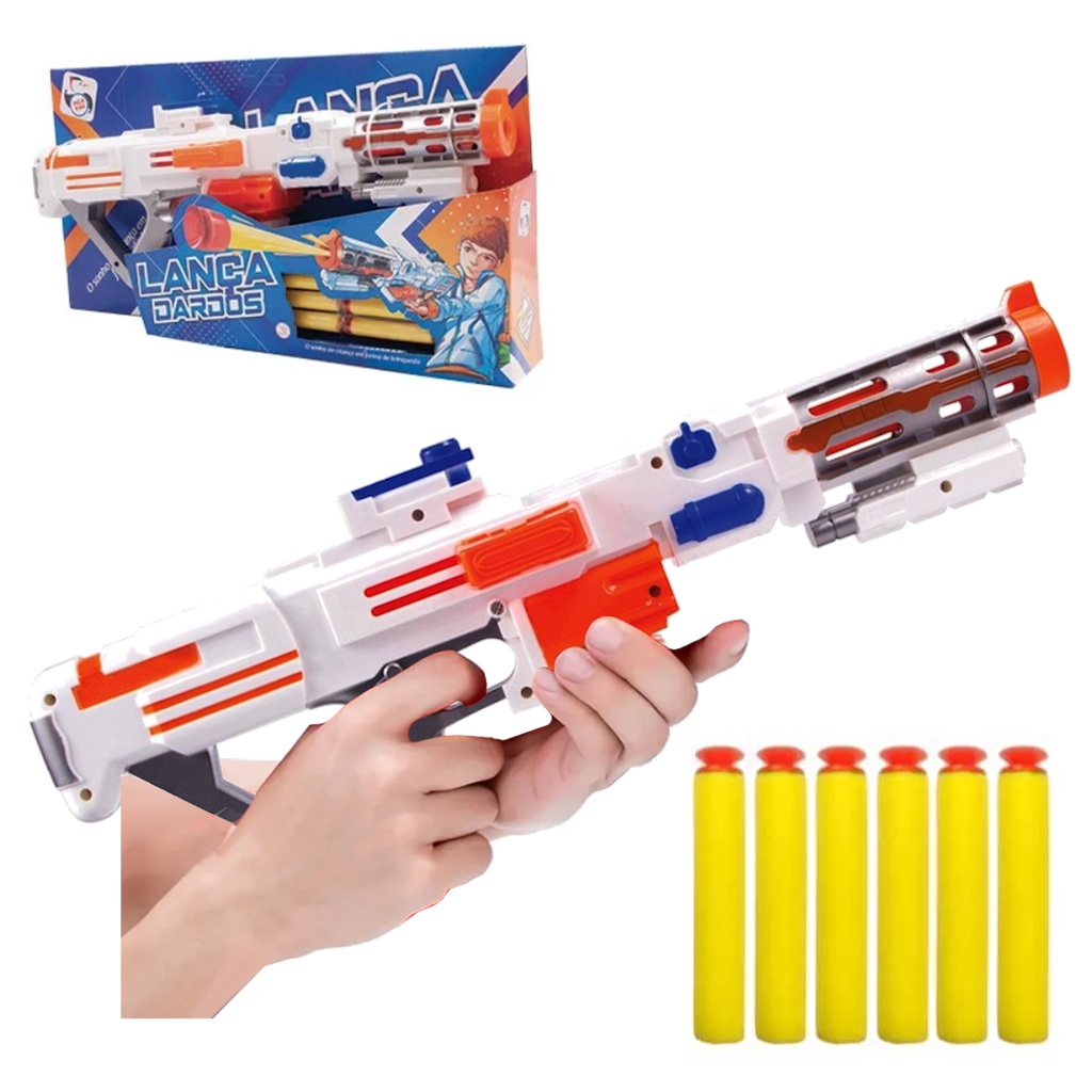 Armas brinquedo lanca dardos metralhadora