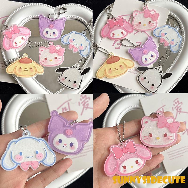 Sanrio personagens hello kitty kuromi mymelody cinnamorol chaveiro pingente  japonês cherry blossom série presente para meninas - AliExpress