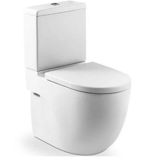 Bacia Para Caixa Saída Dual Meridian Plus Branco Roca