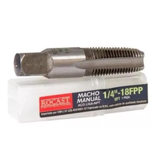 Macho 1/4 X 18 Fios Npt Rosca Gás Aço Liga Ws Rocast