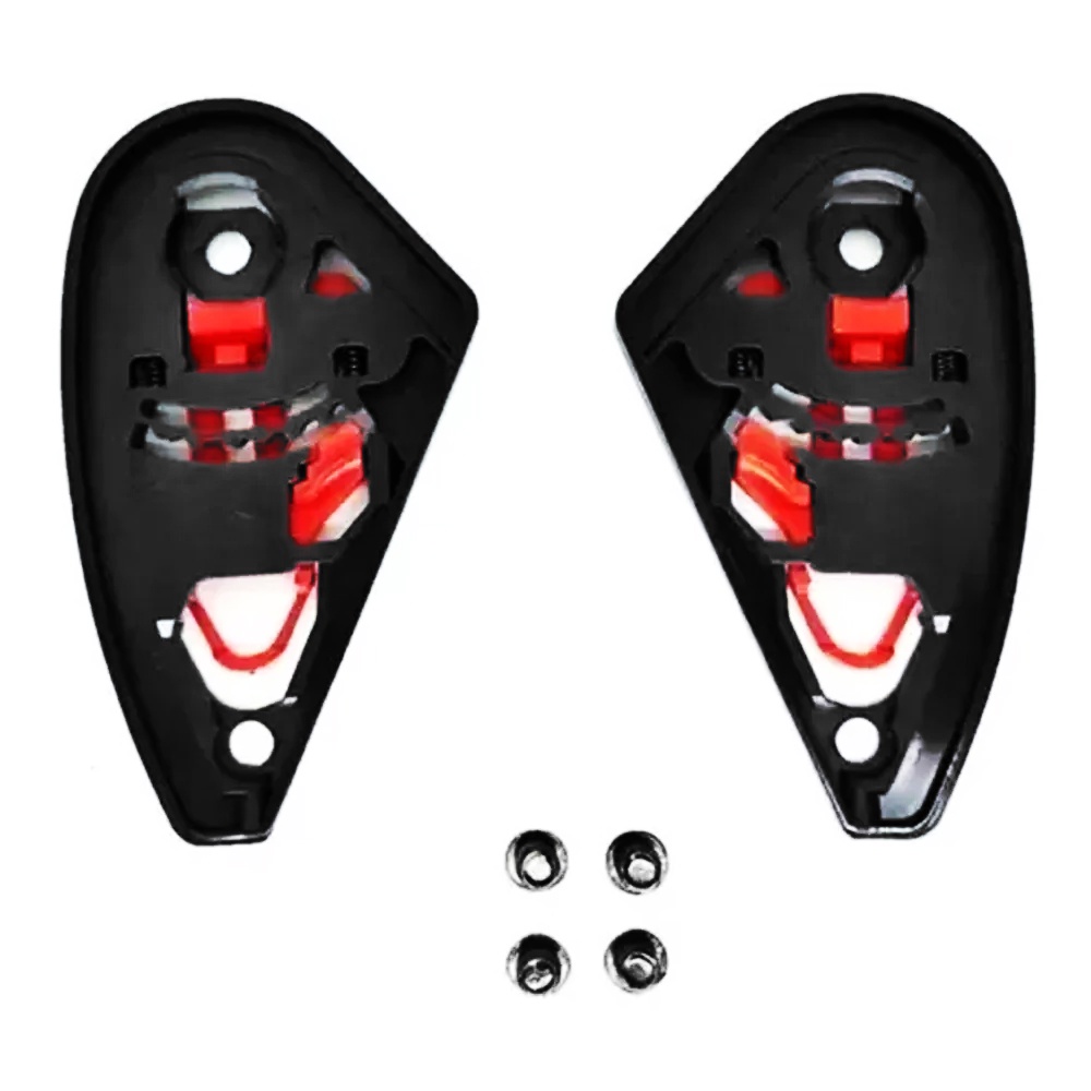 KIT FIXAÇÃO VISEIRA REPARO POLIVISOR HELT RACE / MT THUNDER - BLADE