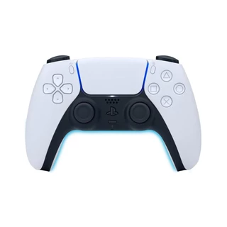 Controle Playstation 5 Sony Sem Fio DualSense Branco Bluetooth