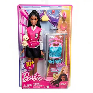 Boneca Barbie Negra Brooklin Estilista HNK96 - Mattel