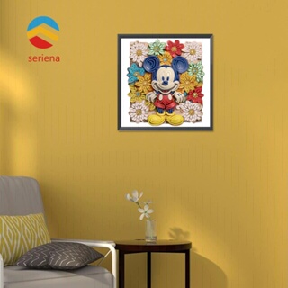 5D DIY Parcialmente Especial Furadeira Pintura Com Diamante Mickey Kit Home Decor [Seriena.br]