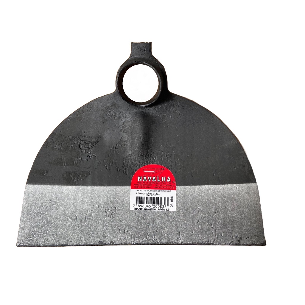 Enxada Larga para Capinar Goivada 1.5 Lb - Marca Navalha - Sem o cabo ...