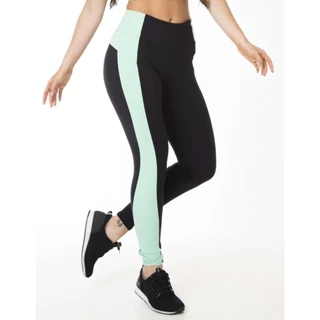 Calça Legging POLIAMIDA Feminina Fitness Academia Recorte Lateral