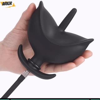 AREKER Retrator Anal Insuflável Plug Butt Silicone Dilatador Produtos Sexuais Brinquedos Para Casais