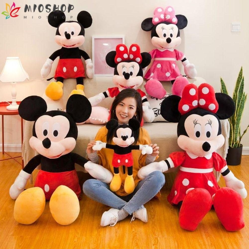 Mickey and minnie plush hot sale dolls