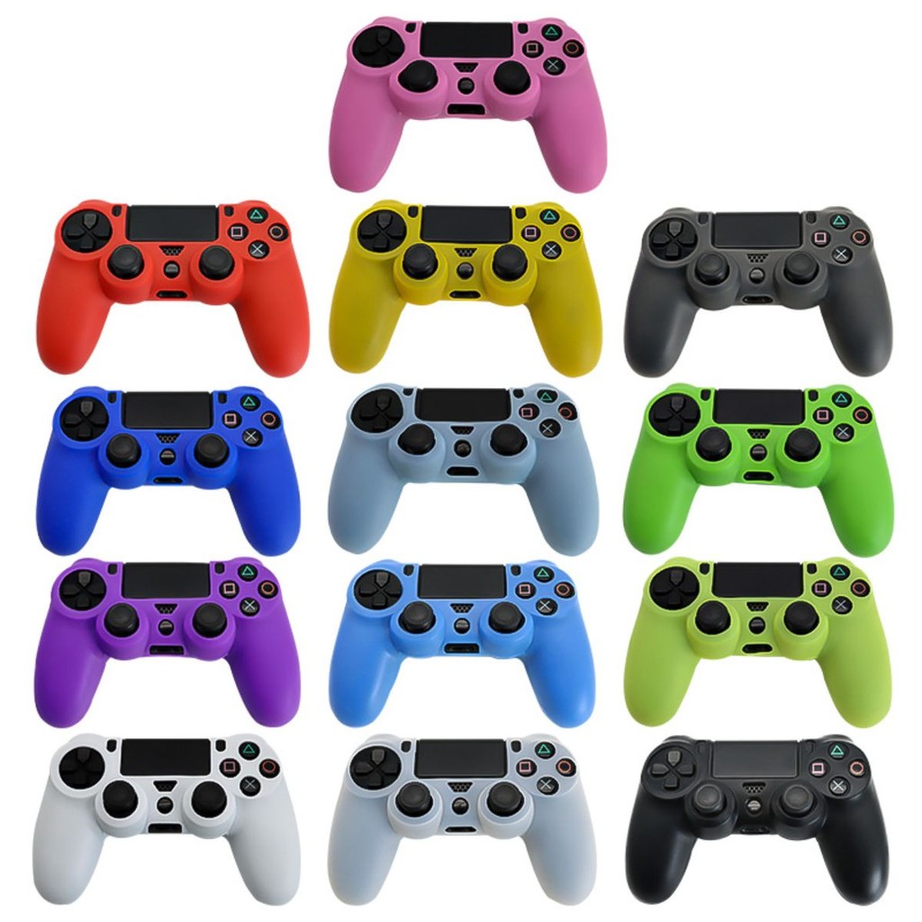 Capa Lisa de Silicone Para Controle de Ps4 Playstation 4 Dualshock4 - Manete Joystick