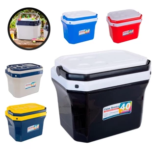 Caixa Térmica Cooler 40 Litros Pesca Praia Camping Com Trava