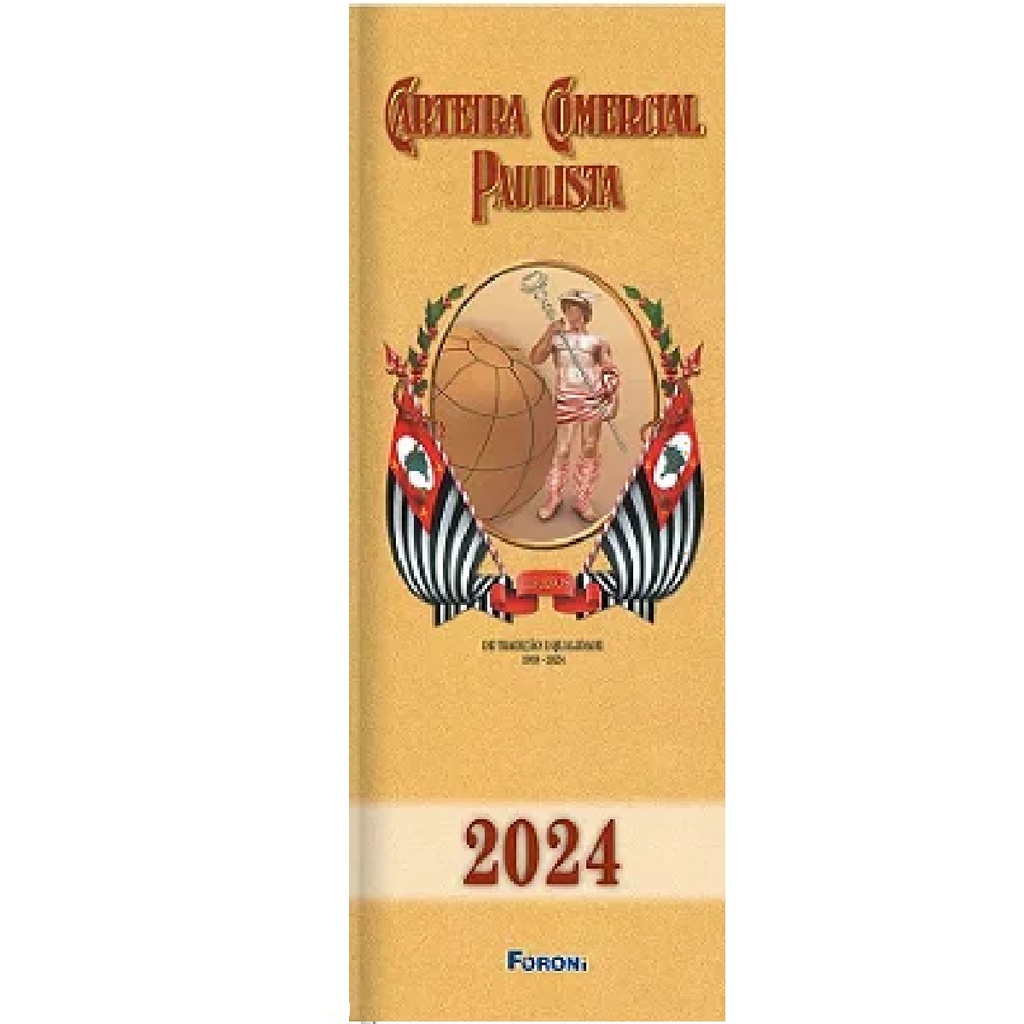 Agenda Comercial Paulista 2024 Grande - Foroni