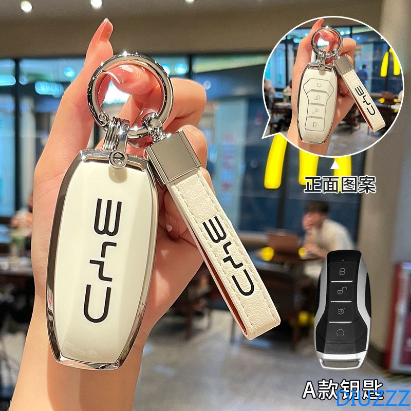 TPU Proteção Do Porta-Chaves Carro BYD Song PRO Han EV Max Tang DM Qin PLUS Yuan Dolphin Atto 3 Auto Acessórios