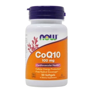 Coenzima Coq10 100 mg 50 Cápsulas Softgels