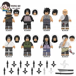 Minifiguras Anime NARUTO Bloco de construção NARUTO Coleção de Bonecas Modelo Brinquedo de Aniversário