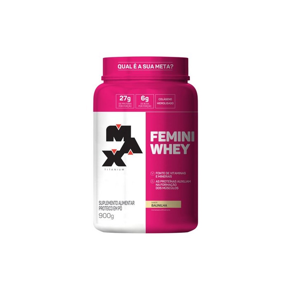 Femini Whey Pote 900g – MAX TITANIUM