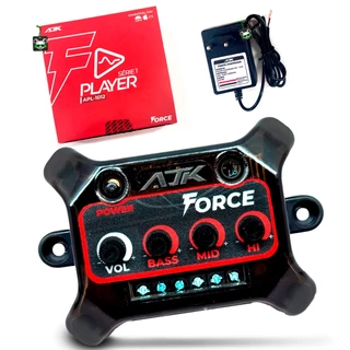 Player Amplificado Force AJK C/Fonte Bluetooth Som Caixa Bob