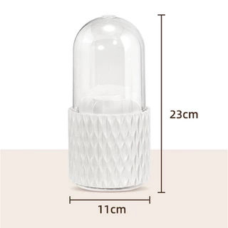 Organizador Porta Escova Para Maquiagem com Tampa 360° em Oferta na Shopee