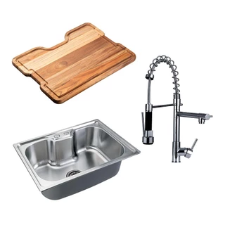 Cuba Para Cozinha e Tábua de Apoio Nawá + Misturador Munim Pingoo em Oferta na Shopee