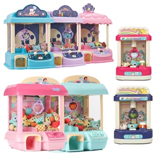 Compra online de Máquina de boneca automática brinquedo para crianças mini  dos desenhos animados moeda operado jogo garra guindaste máquinas com luz  música crianças brinquedo presentes