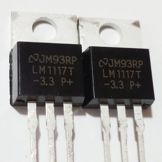 Ci Regulador de Tensão LM1117T-3.3 TO220 Eletrônica Automação Arduino Prototipação Protoboard