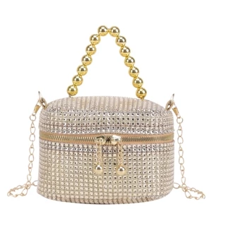 Saco De Diamante Brilhante Ombro Corpo Cruzado Casamento 2023 Nova Bolsa Feminina Corrente Feminino