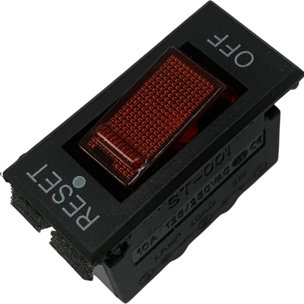 Chave Interruptor Disjuntor St-001 10a 125/250vac Com Led Vermelho
